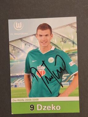 EdinDzeko Signed Autograph Rookie Card